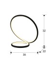 INFINITO - SOBREMESA NEGRO