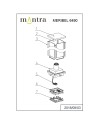 MERIBEL * SOBREMURO EXTERIOR IP54 1L*E27