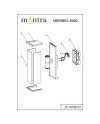 MERIBEL * APLIQUE EXTERIOR IP54  2L*E27