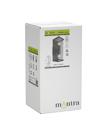 MERIBEL * APLIQUE EXTERIOR IP54  2L*E27