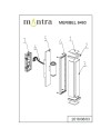 MERIBEL * APLIQUE EXTERIOR IP54  2L*E27