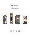MERIBEL * APLIQUE EXTERIOR IP54  1L*E27