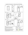 MERIBEL * APLIQUE EXTERIOR IP54  1L*E27