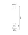 NEW YORK * COLGANTE LED 3000K  6W