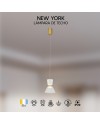 NEW YORK * COLGANTE LED 3000K  6W
