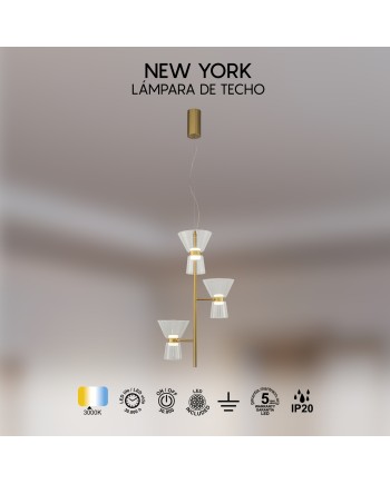 NEW YORK * LAMPARA LED 3000K  18W