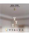 NEW YORK * LAMPARA LED 3000K  18W
