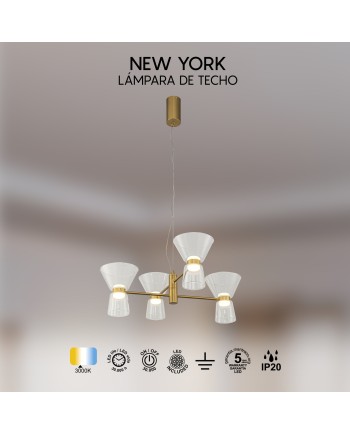 NEW YORK * LÁMPARA LED 3000K - 24W