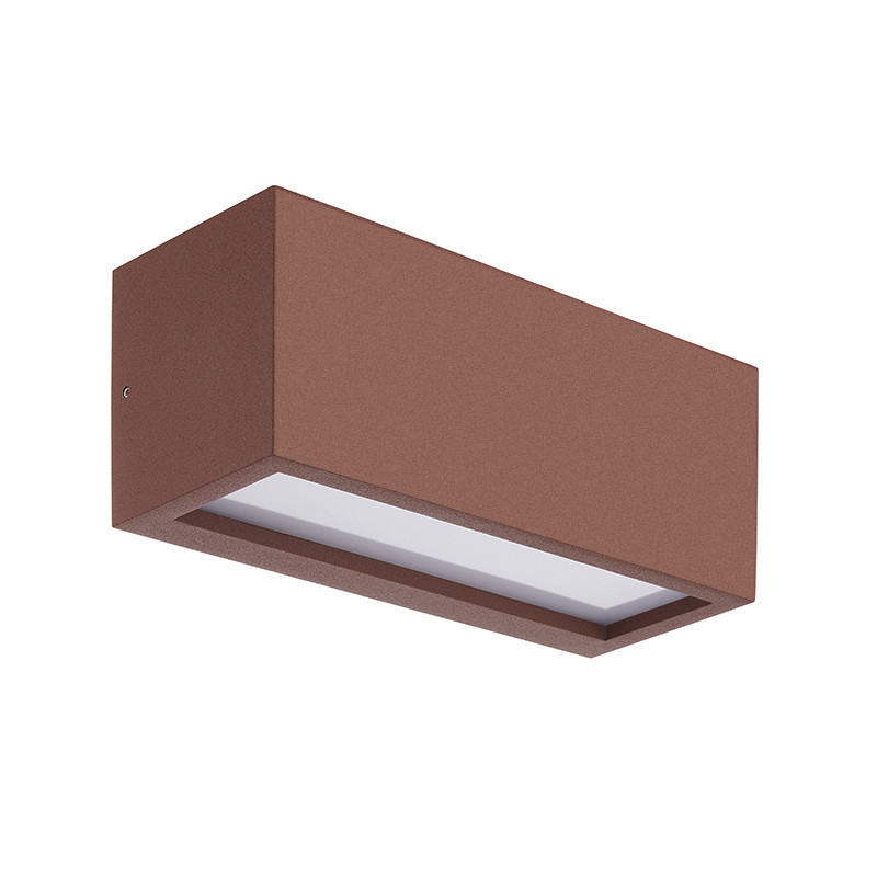 UTAH APLIQUE EXTERIOR CORTEN IP65 - 1L*E27   1 x E27 (No Incl.)