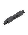 Carriles T * Conector Esquina Ajustable Negro