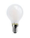 Bombilla Led * E14 Opal Esferica – 6.5W - 4000K - 800 Lm - 360º