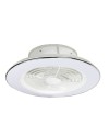 Alisio * Ventilador Plafon Blanco Led Con Mando