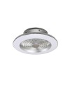 Alisio Mini * Ventilador Plata Led Con Mando