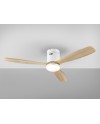 SIROCO-VENTILADOR BLANCO MADERA DIM