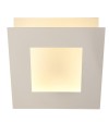 Dalia * Aplique Cuadrado 40W - Blanco + Blanco