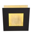 Dalia * Aplique Cuadrado 40W - Oro + Negro