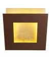 Dalia * Aplique Cuadrado 40W - Oro + Corten
