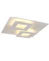 Dalia * Plafon Cuadrado 24W+24W - Blanco + Blanco
