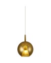 Elsa * Colgante Cristal Bola - E27 - Oro + Opal ( Sin Base)
