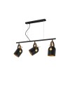 LAMPARA 3L·ADAME·NEGRO/ORO