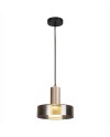 GIN * COLGANTE LED GRANDE - ORO + NEGRO