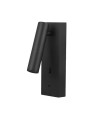 TARIFA II APLIQUE LECTOR LED 3W 3000K NEGRO TYPE-C CARGADOR LED 3W   3000K   210 LMS