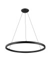 RIUMAR * COLGANTE LED 60+20W D.92CM 3000K NEGRO