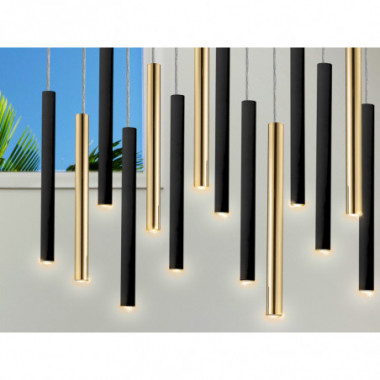 GRAN LAMP·VARAS·ORO/NEGRO 14L DIM