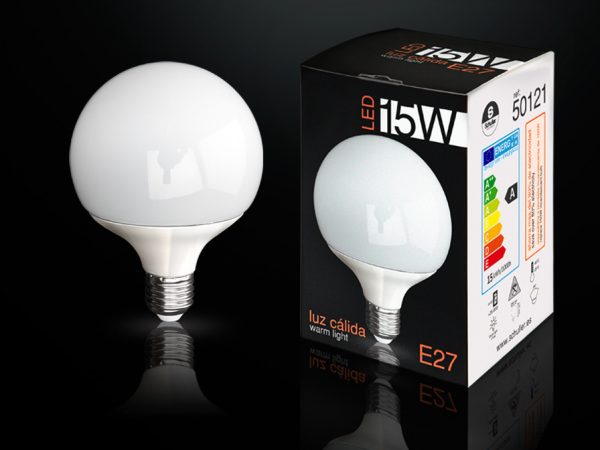 BOMB.LED GLOBO 3000K 15W E27