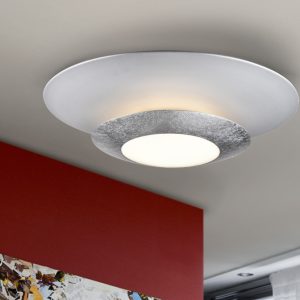 PLAFON LED ·HOLE· PLATA Ø42