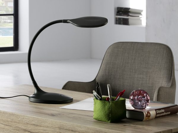 SOBREMESA LED ·SCOOP· NEGRO