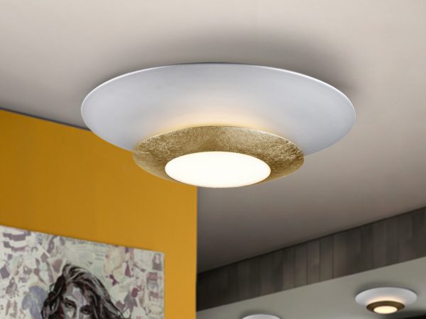 PLAFON LED ·HOLE· ORO Ø42