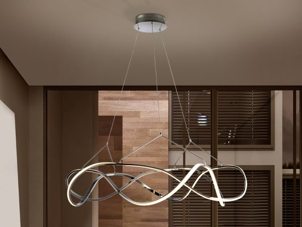 LAMP. LED·MOLLY·110Ø CROMO DIM