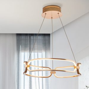 COLETTE-LAMPARA LED Ø47 ORO ROSA