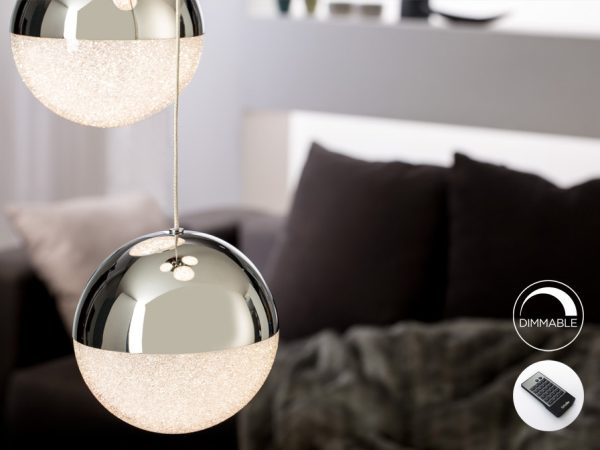 LAMP.5L LED·SPHERE·CRM.Ø33 DIM