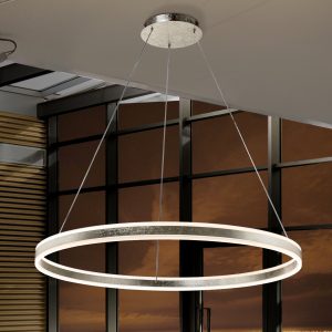 HELIA- LAMPARA LED PLATA 100D