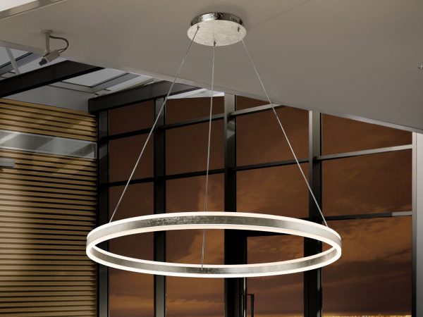 HELIA- LAMPARA LED PLATA 100D