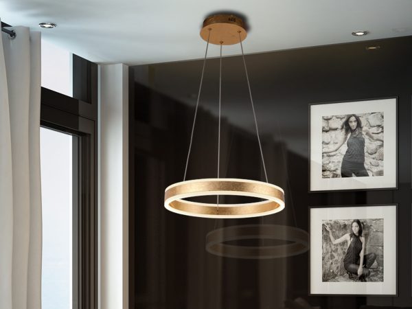 HELIA- LAMPARA LED ORO 50D