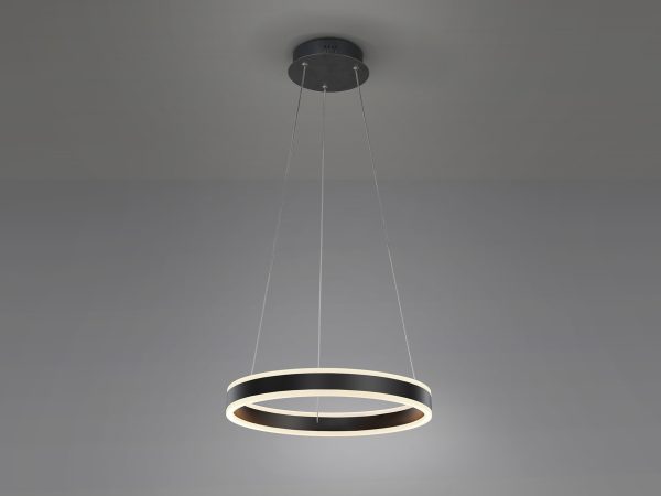 HELIA - LAMPARA LED NEGRO MATE 50D