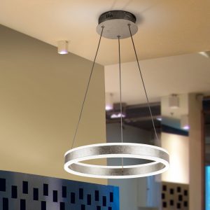 HELIA- LAMPARA LED PLATA 50D