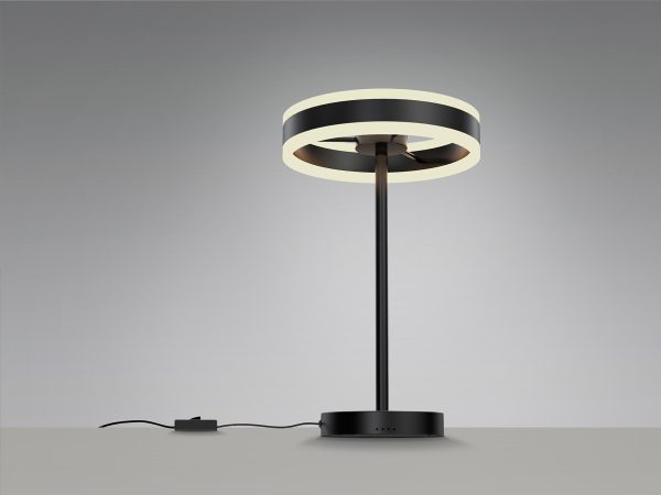 HELIA - SOBREMESA LED NEGRO MATE