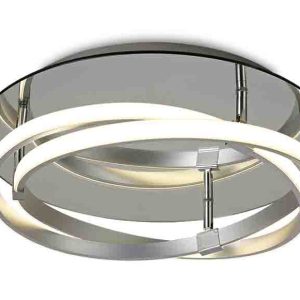 INFINITY PLATA CROMO Plafón LED LED 30W 3000K 2500 LMS