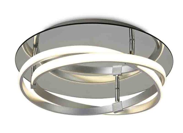 INFINITY PLATA CROMO Plafón LED LED 30W 3000K 2500 LMS