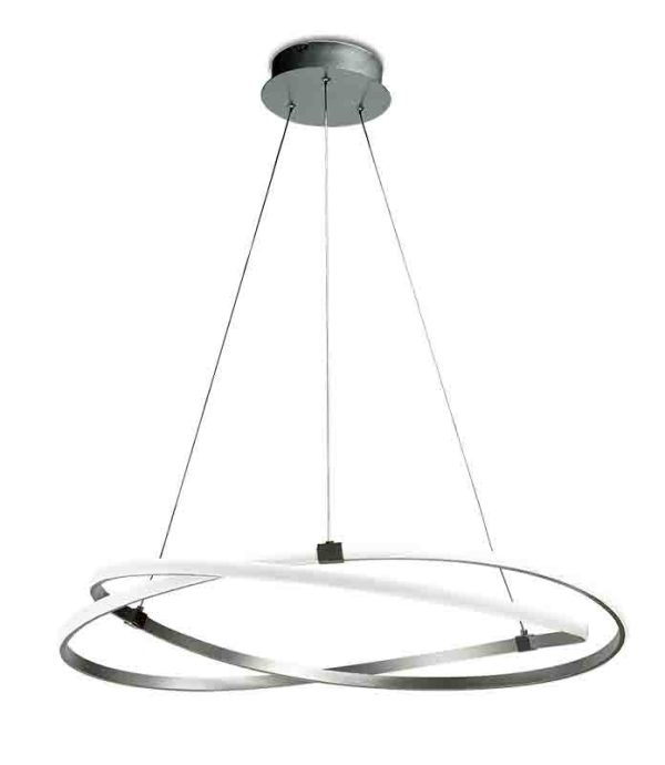 INFINITY PLATA CROMO Lámpara LED Dimable LED 60W 3000K 4500 LMS