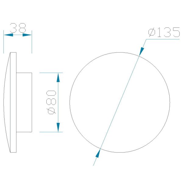 BORA BORA Aplique LED LED 6W 3000K 540 LMS