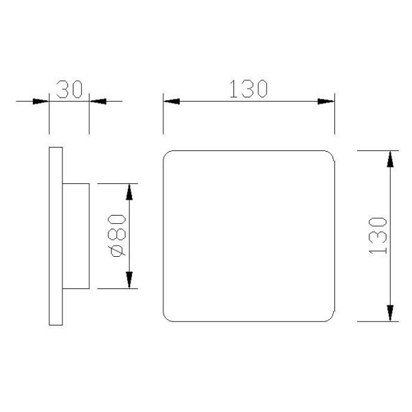 BORA BORA Aplique LED LED 6W 3000K 540 LMS