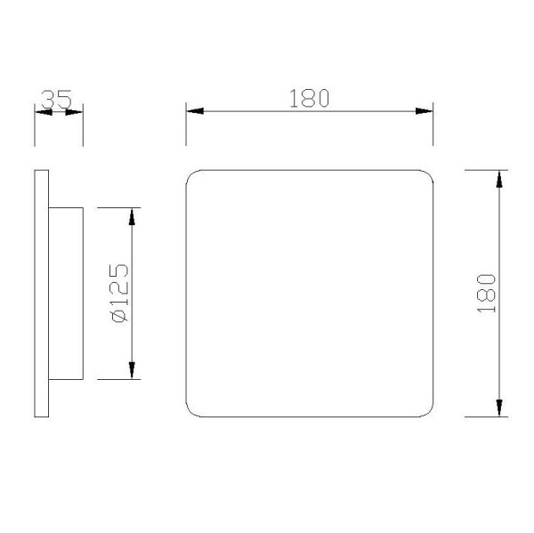 BORA BORA Aplique LED LED 12W 3000K 1080 LMS