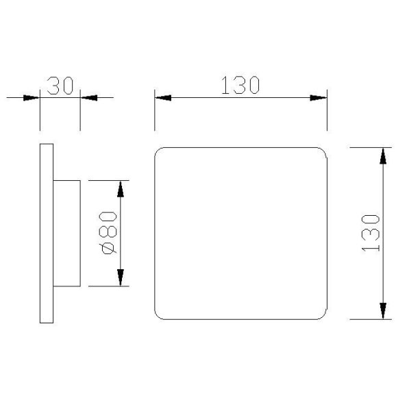 BORA BORA Aplique LED LED 6W 3000K 540 LMS