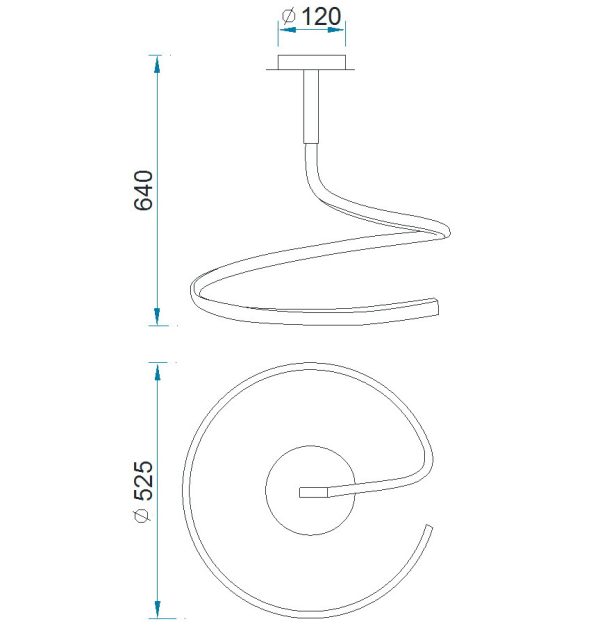 NUR BLANCO Lámpara LED LED 30W 4000K 2400 LMS