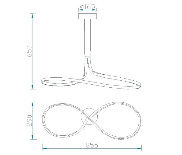 NUR BLANCO Lámpara LED Dimable LED 40W 2800K 3200 LMS